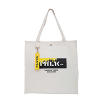 MILKFED. × TIGERS PIPING SQUARE TOTE