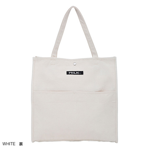 MILKFED. × TIGERS PIPING SQUARE TOTE - 阪神タイガース公式