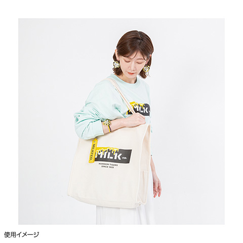 tiger57さま専用 MILKFED. × TIGERS PIPING SQUARE TOTE - 阪神タイガース公式