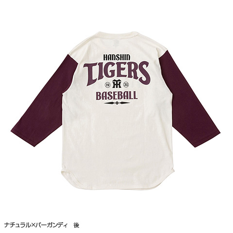 サンダーアイコンロゴ ベースボールTシャツ - 阪神タイガース