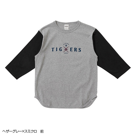 サンダーアイコンロゴ ベースボールTシャツ - 阪神タイガース