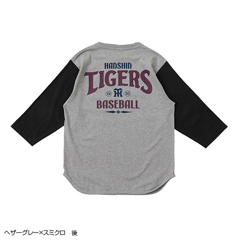 サンダーアイコンロゴ ベースボールTシャツ - 阪神タイガース