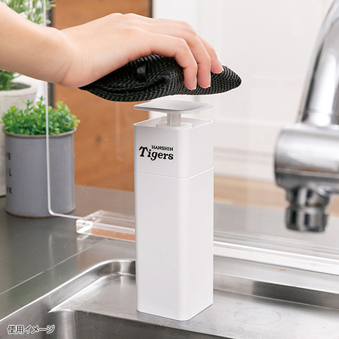 TIGERS × 山崎実業 tower 片手で出せるディスペンサー☆受注生産品