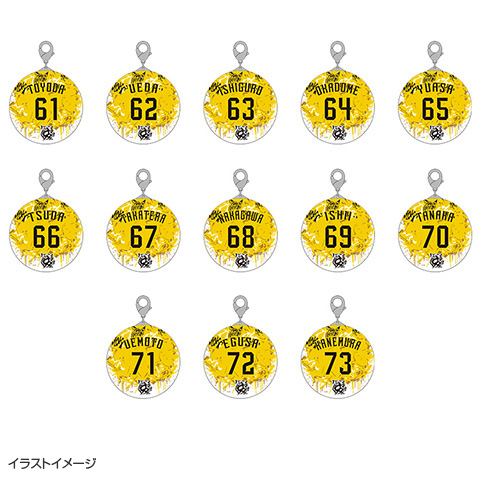 阪神タイガース ウル虎2025ver. 缶バッジ＆キーホルダーまとめ売り T-SHOP限定】ウル虎の夏2025 連結可能缶バッジ☆受注生産品