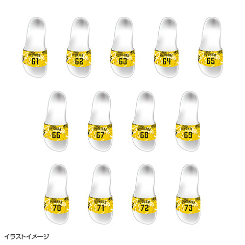 T-SHOP限定】ウル虎の夏2025 ユニフォーム柄サンダル☆受注生産