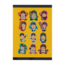 レトロ似顔絵クリアファイル