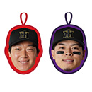 顔型タオル