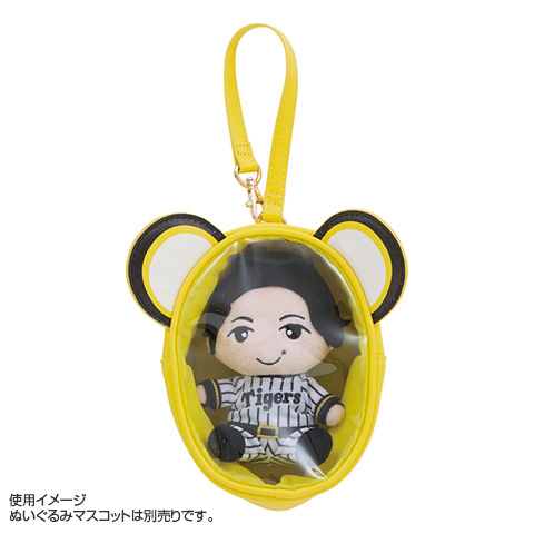 阪神タイガース 緑のパーカー キー太 抱きつきぬいぐるみポーチ キー太