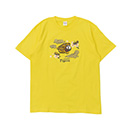 和柄モチーフスーパー立体プリントTシャツ