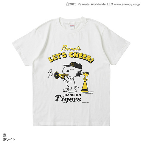 HANSIN Tigers × Peanuts コラボTシャツ 2025モデル 2025 Peanuts Snoopy x Charlie Brown Detroit Tigers shirt