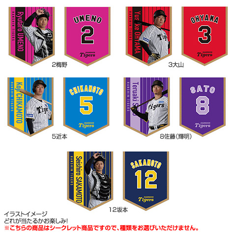 全12種）シークレットミニペナント - 阪神タイガース公式