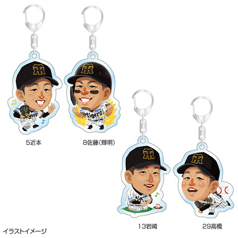 西島蓮汰　アクキー　hmv museum マッカノーズ アクリルキーホルダー - 阪神タイガース公式