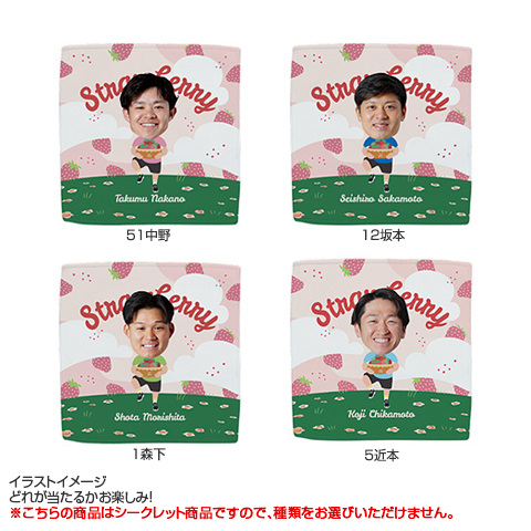 全13種）Strawberry シークレットハンドタオル - 阪神タイガース