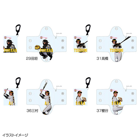 T-SHOP限定】2025 阪神タイガース Women カラビナ付きクリア T-SHOP限定】2025 阪神タイガース Women カラビナ付きクリア