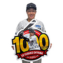 ★ファンクラブ限定★3.大山悠輔選手 1000試合出場記念ロゴパネル（直筆サイン入り）
