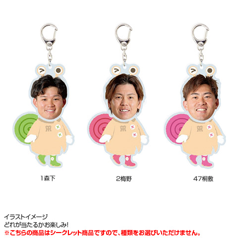 阪神 Taste of Autumn シークレットふりふりアクリルキーホルダー 阪神 Taste of Autumn シークレットふりふりアクリル