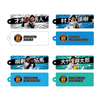 選手フォトタオルキーホルダー