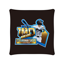 佐藤輝明選手 100本塁打記念 スクエアクッション★受注生産品★