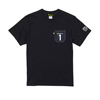 ★ファンクラブ限定★Tigers×江坂ジーンズ 90周年ロゴ・ナンバー入りデニムポケットTシャツ（ブラック）