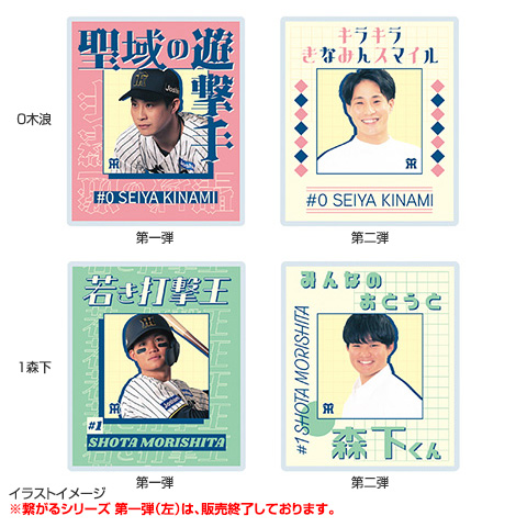 T-SHOP限定】繋がるシリーズ レトロ（第二弾）アクリルカード