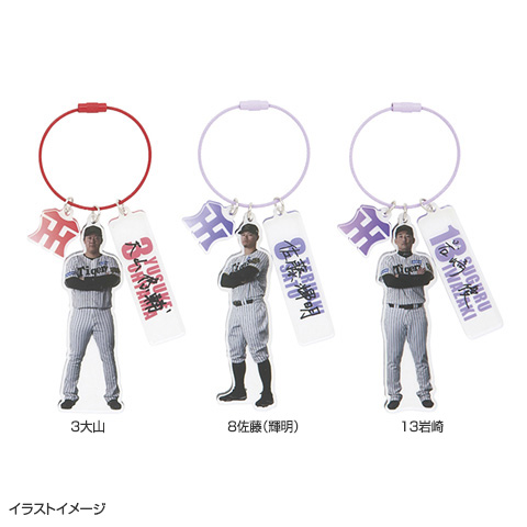 ワイヤーリングアクリルキーホルダー - 阪神タイガース公式