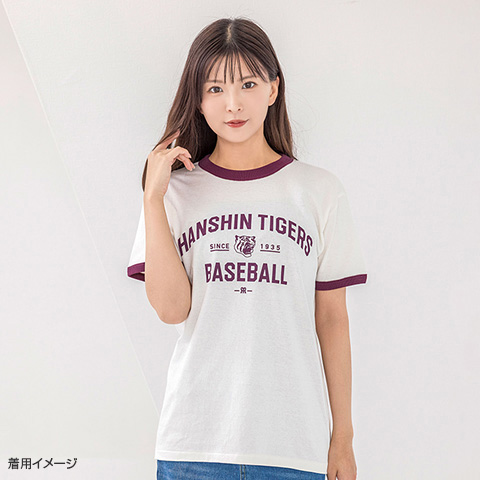 カレッジロゴ リンガーTシャツ - 阪神タイガース公式オンライン