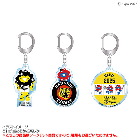 全6種）シークレットEXPOアクリルキーホルダー - 阪神タイガース