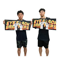 EYE BLACK BROTHERS フェイスタオル★受注生産品★