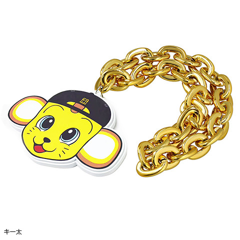阪神タイガース ビッグチェーンネックレス 刺繍ワッペン2点セット 阪神タイガース ビッグチェーンネックレス 刺繍ワッペン2点
