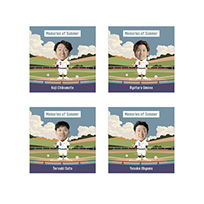 （全13種）memories of summer シークレット ステッカー