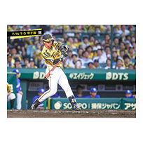 ブロマイド 7/16 T-D No.2　2梅野