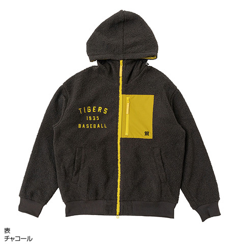 阪神タイガース優勝記念　超希少　美品　フーディー　メンズM　裏起毛　ボア素材 阪神タイガース 2023 セ・リーグ優勝記念 Tシャツ ホワイト