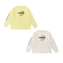 MILKFED.×TIGERS BALL LOGO L/S TEE