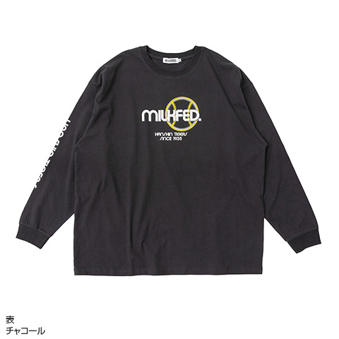 応援グッズ guddy4978 MILKFED.×TIGERS BALL LOGO L/S TEE - 阪神タイガース公式