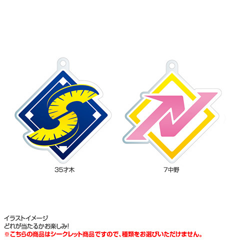 全12種）シークレット選手クレストアクリルキーホルダー - 阪神