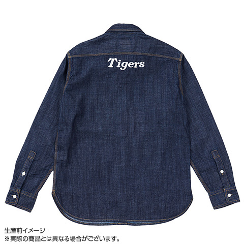 ☆ファンクラブ限定☆90周年限定ロゴ刺繍デニムシャツ - 阪神