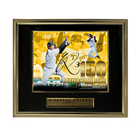 【T-SHOP限定】3.大山悠輔選手 通算150本塁打達成記念 直筆サイン入りフォトパネル【BBM】★受注生産品★