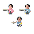 （全21種）七五三 シークレット前髪クリップ