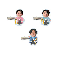 （全21種）七五三 シークレット前髪クリップ