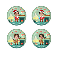 （全21種）クリスマス シークレット缶バッジ 2025