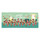 クリスマス フェイスタオル 2025