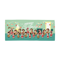 クリスマス フェイスタオル 2025