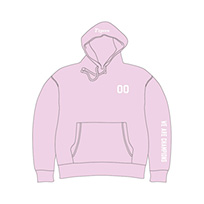 ★ファンクラブ限定★ネーム刺繍パーカー ライトピンク