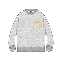 GOLDプリントトレーナー グレー★受注生産品★