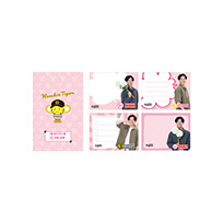 【SALE】吹き出し選手ふせん（私服） 51中野