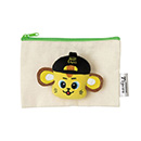 【SALE】マスコット付きフラットポーチ