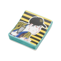 【SALE】九谷焼（箸置き） 写楽風虎次