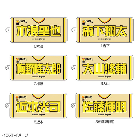 SALE】Family with Tigers2025 選手キーホルダー - 阪神タイガース公式