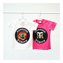 阪神タイガース スパンコールキッズTシャツ