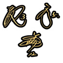 選手ゴールドサインワッペン